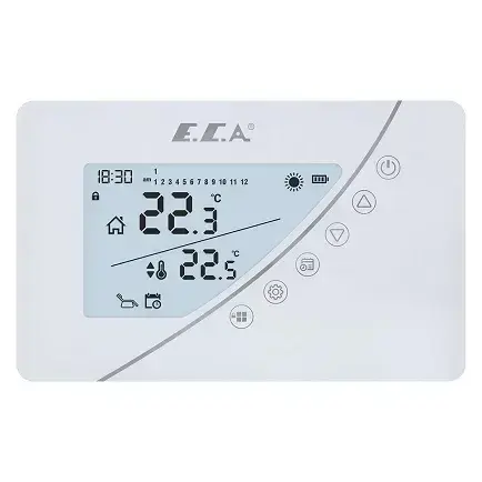 E.C.A. Poly Touch 400 W Kablosuz Programlanabilir Dijital Oda Termostatı
